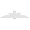 Ekena Millwork Kennewick Architectural Grade PVC Gable Bracket, 72"W x 18"H x 6"D x 6"F, 6/12 Pitch GBP072X18X0606KEN00 - alternate 4
